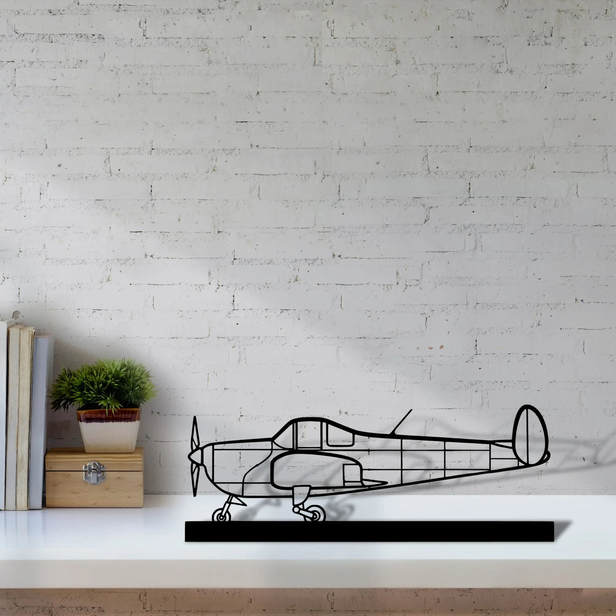 ercoupe-415-c Silhouette Metal Art Stand - Tinvibe
