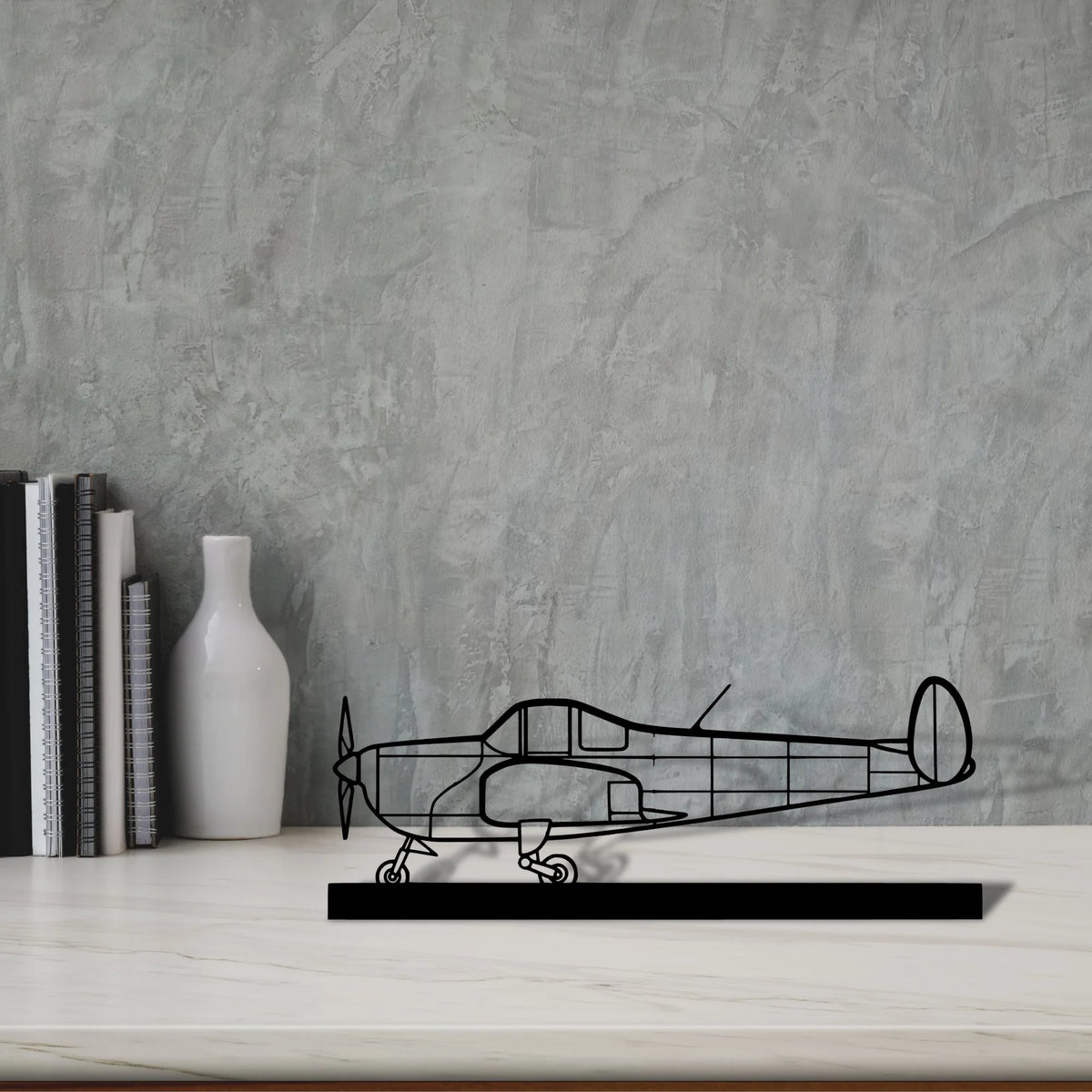ercoupe-415-c Silhouette Metal Art Stand - Tinvibe