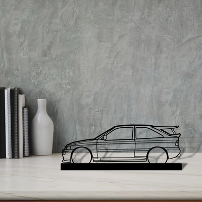 escort-cossworth-1993 Silhouette Metal Art Stand - Tinvibe