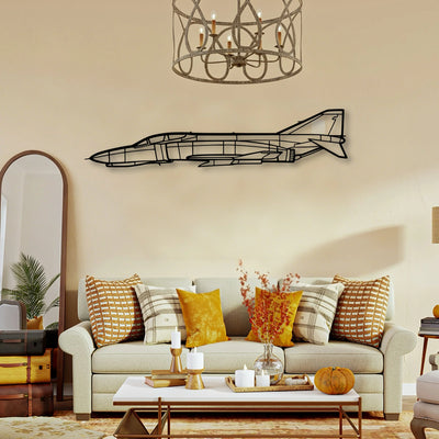 Evolution Classic Aircraft Silhouette Metal Wall Art - Tinvibe