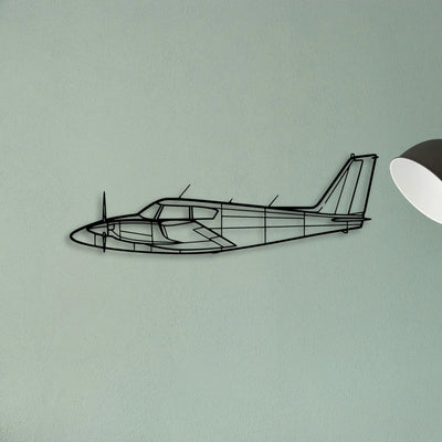 F 16A Classic Aircraft Silhouette Metal Wall Art - Tinvibe
