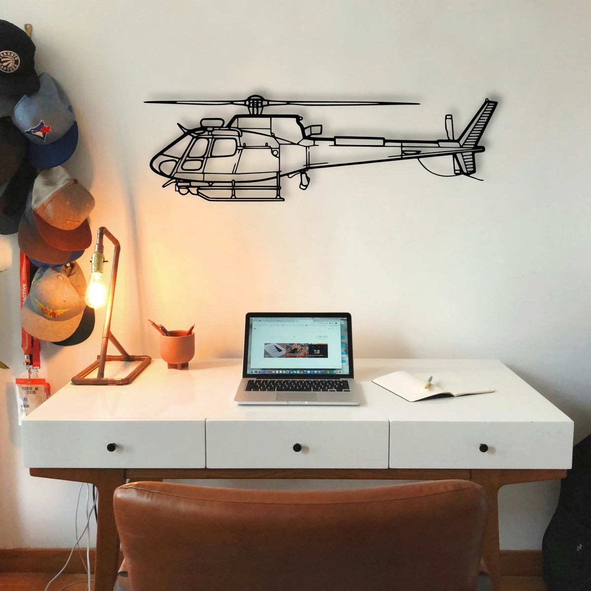 F 16C Block 50 Classic Aircraft Silhouette Metal Wall Art - Tinvibe