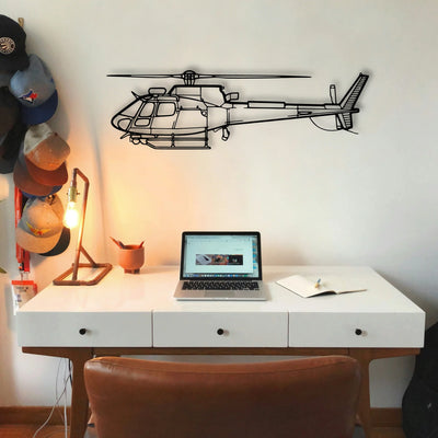 F 16C Block 50 Classic Aircraft Silhouette Metal Wall Art - Tinvibe