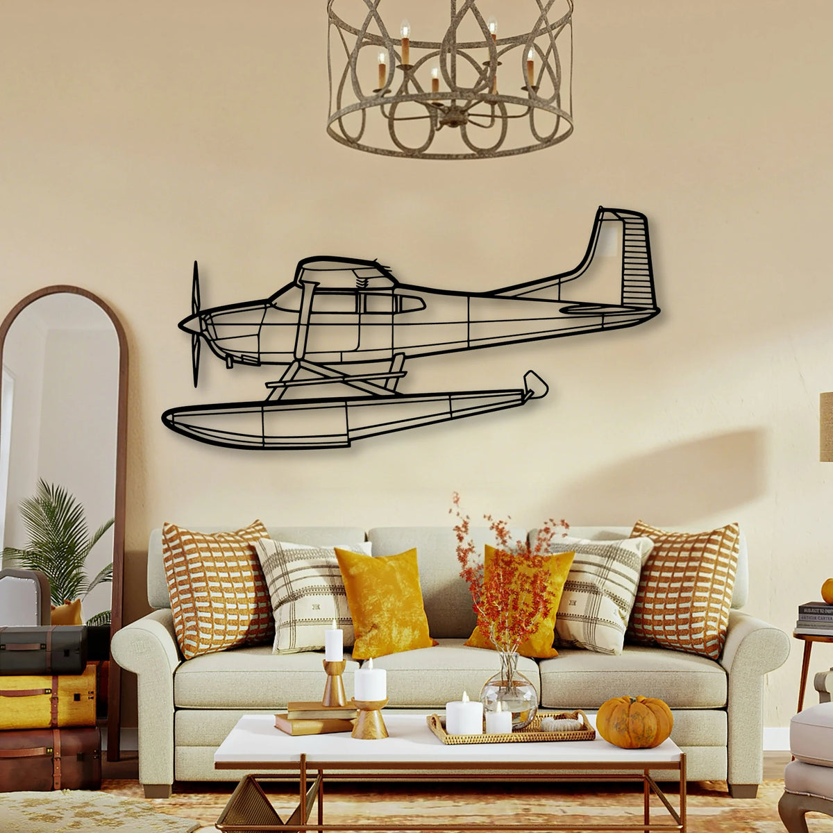 F 16C Missiles Classic Aircraft Silhouette Metal Wall Art - Tinvibe
