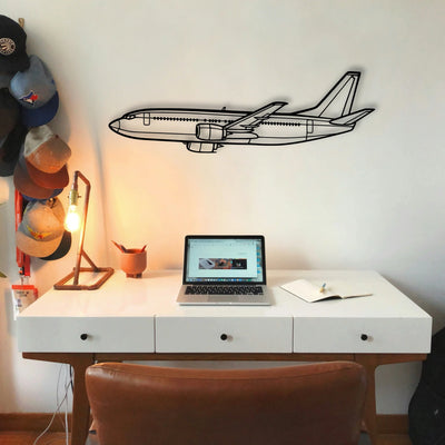 F 16D Classic Aircraft Silhouette Metal Wall Art - Tinvibe