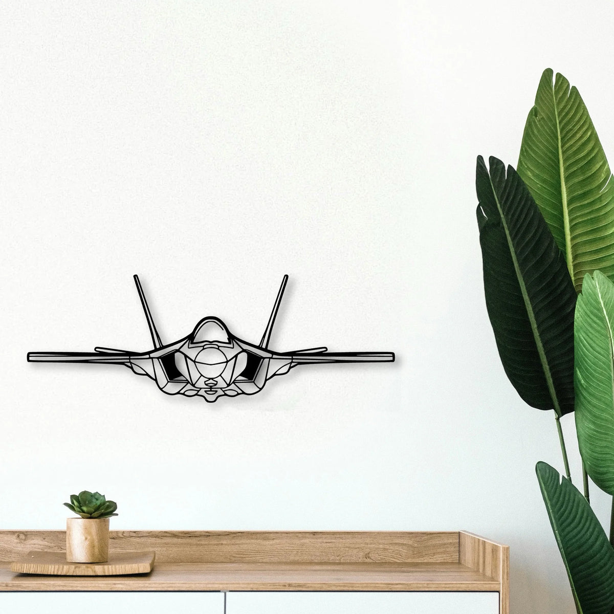 F 35A Lightning Ll 2 Classic Aircraft Silhouette Metal Wall Art - Tinvibe