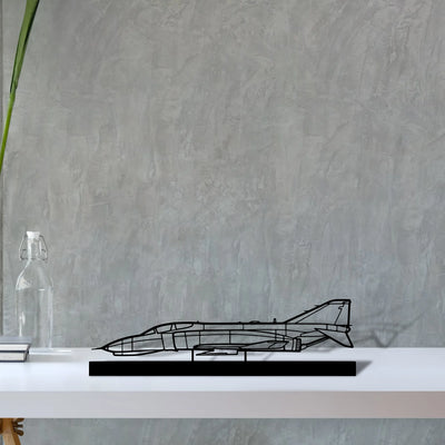 f-4-phantom-2 Silhouette Metal Art Stand - Tinvibe
