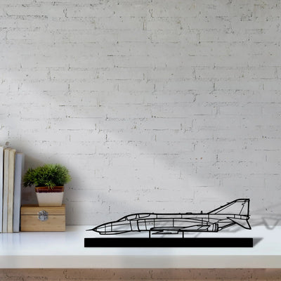 f-4-phantom-2 Silhouette Metal Art Stand - Tinvibe