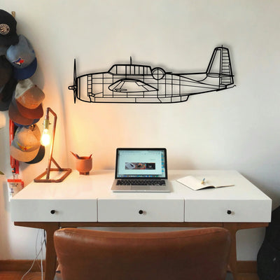 F 4C Phantom Classic Aircraft Silhouette Metal Wall Art - Tinvibe