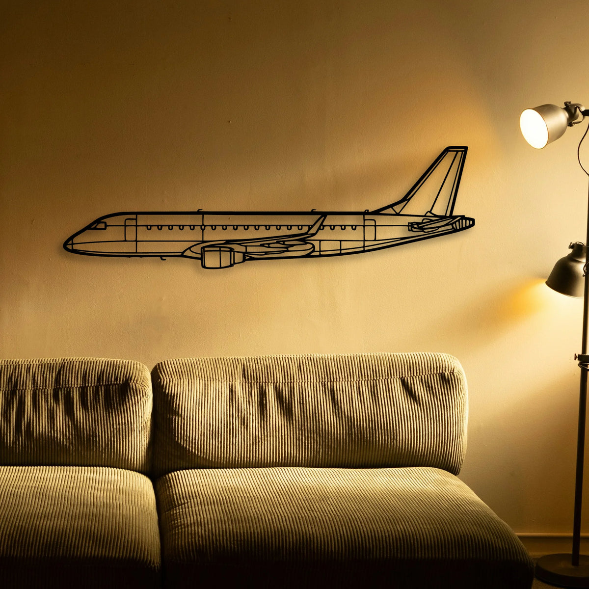 F 4E Phantom Classic Aircraft Silhouette Metal Wall Art - Tinvibe