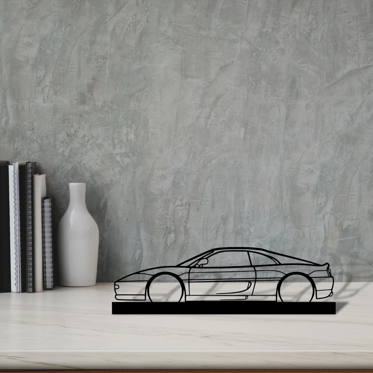 f355 Silhouette Metal Art Stand - Tinvibe