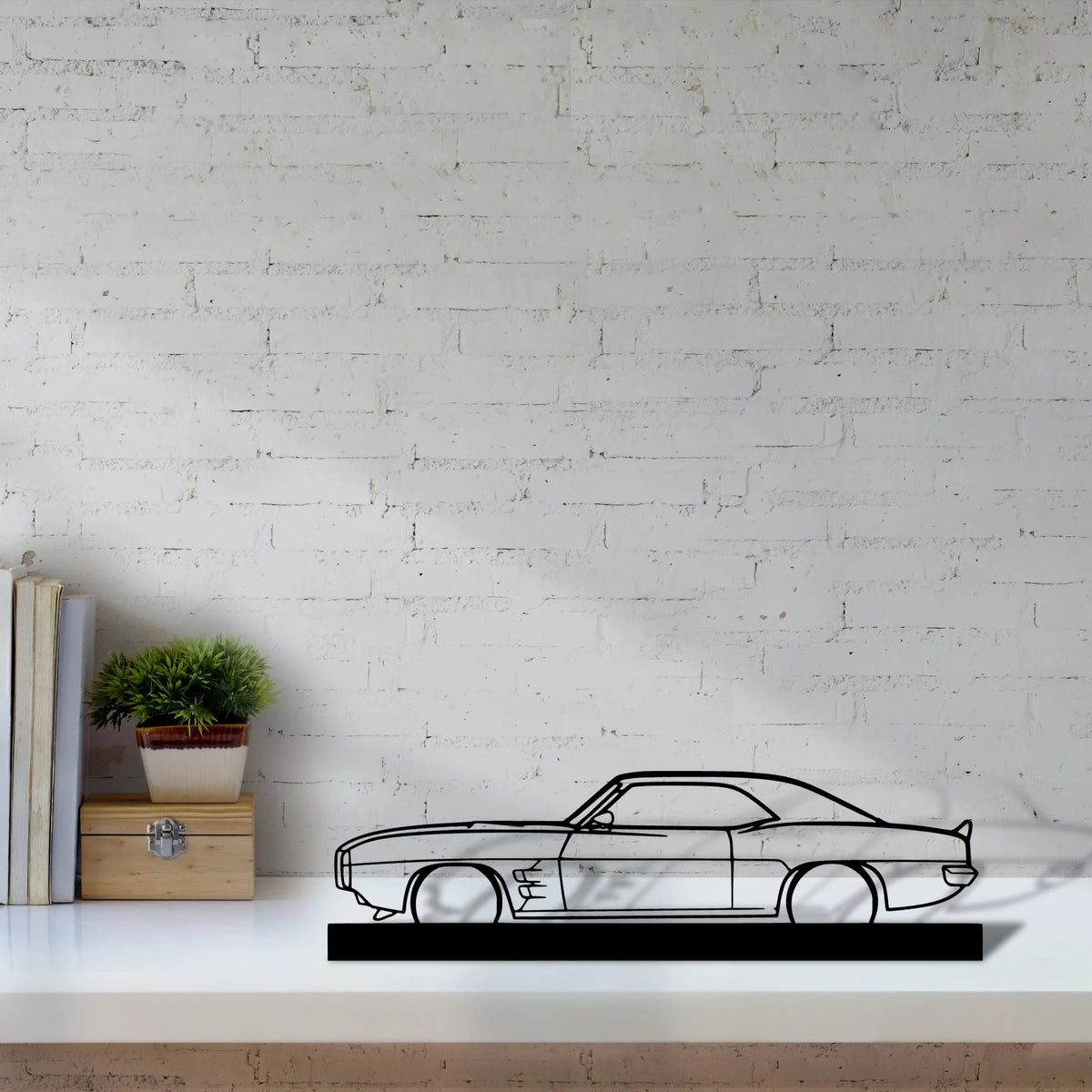 firebird-1969 Silhouette Metal Art Stand - Tinvibe