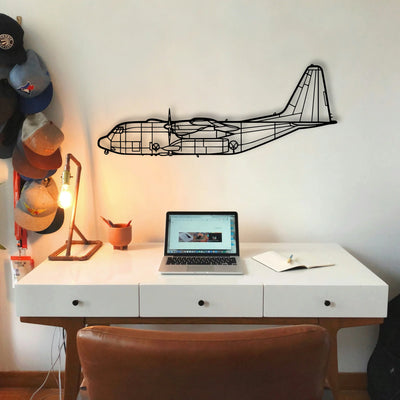 G550 Classic Aircraft Silhouette Metal Wall Art - Tinvibe