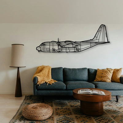G550 Classic Aircraft Silhouette Metal Wall Art - Tinvibe