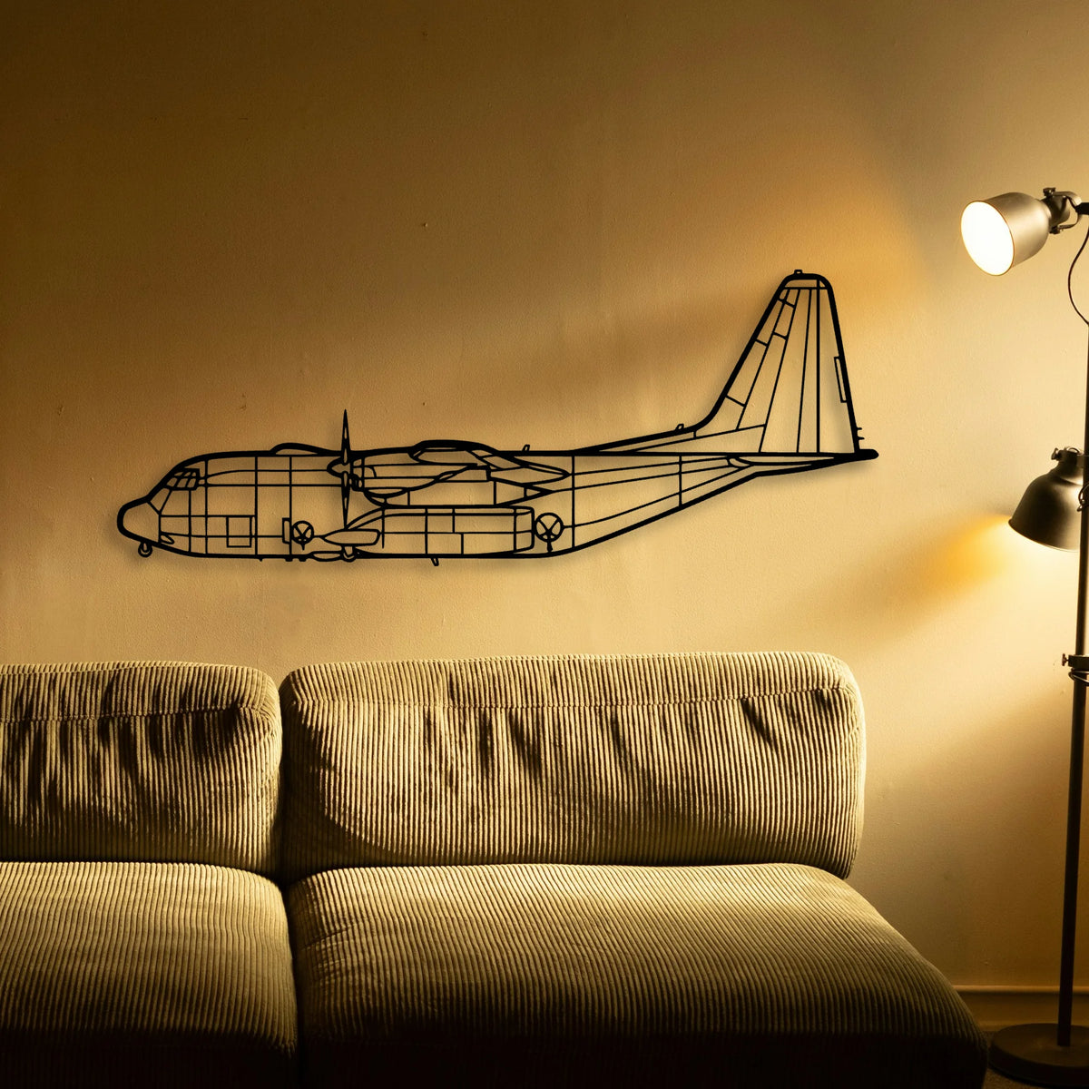 G550 Classic Aircraft Silhouette Metal Wall Art - Tinvibe