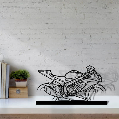 gsx-r-2 Silhouette Metal Art Stand - Tinvibe