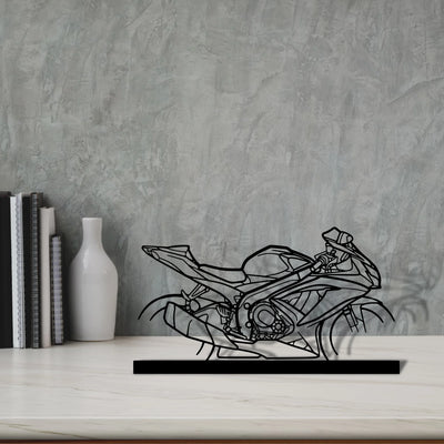 gsx-r-2 Silhouette Metal Art Stand - Tinvibe