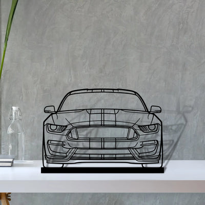 gt350 Silhouette Metal Art Stand - Tinvibe