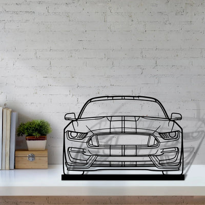 gt350 Silhouette Metal Art Stand - Tinvibe