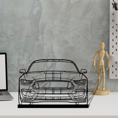 gt350 Silhouette Metal Art Stand - Tinvibe
