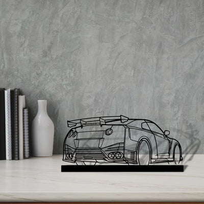 gtr-nismo Silhouette Metal Art Stand - Tinvibe