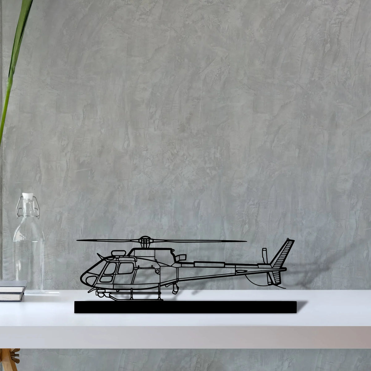h125e Silhouette Metal Art Stand - Tinvibe
