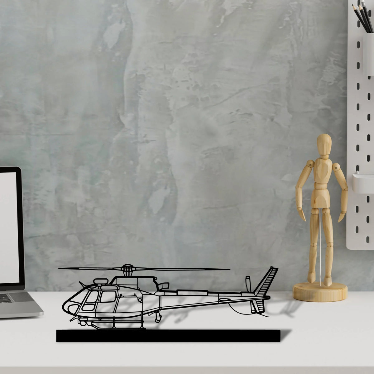 h125e Silhouette Metal Art Stand - Tinvibe