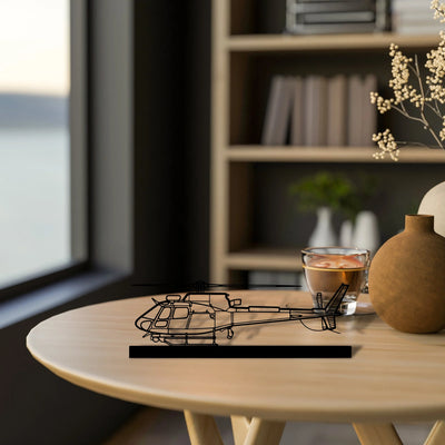 h125e Silhouette Metal Art Stand - Tinvibe