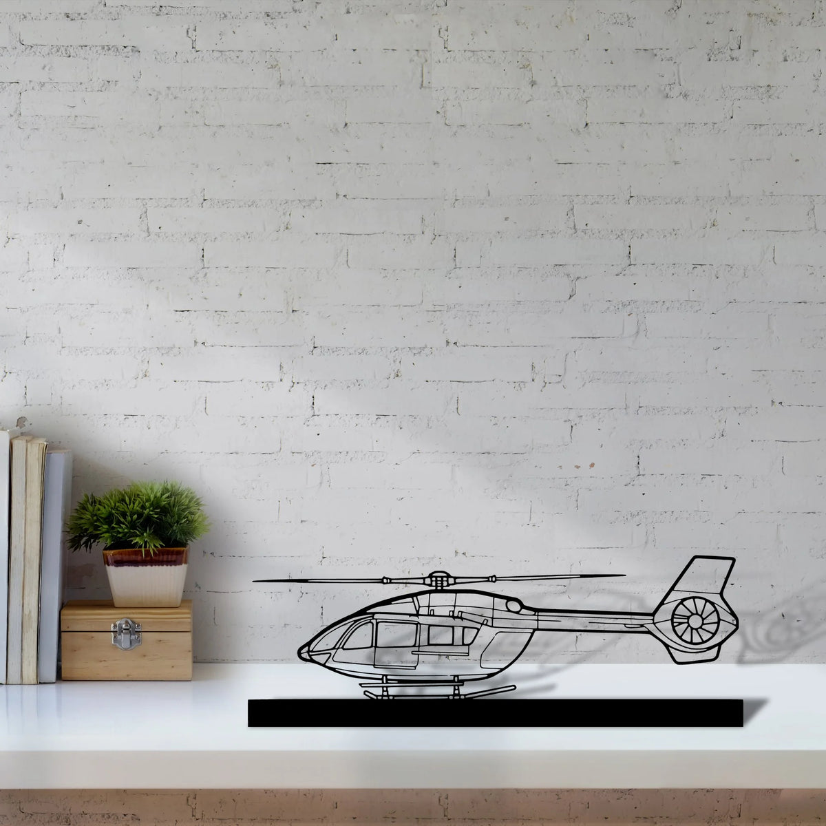 h145 Silhouette Metal Art Stand - Tinvibe