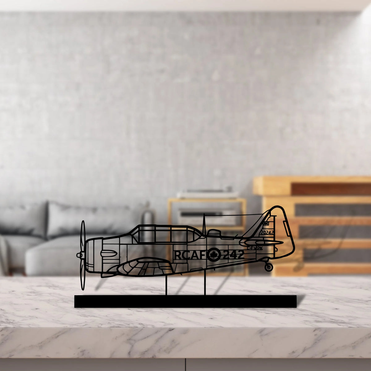 harvard-2 Silhouette Metal Art Stand - Tinvibe