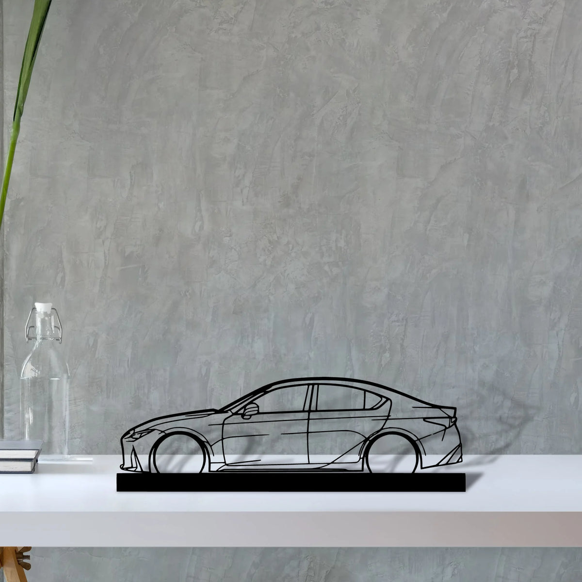 is350-f-sport Silhouette Metal Art Stand - Tinvibe