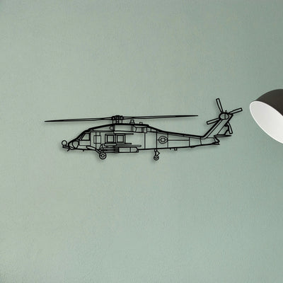 JA37 C Viggen Fighter Classic Aircraft Silhouette Metal Wall Art - Tinvibe