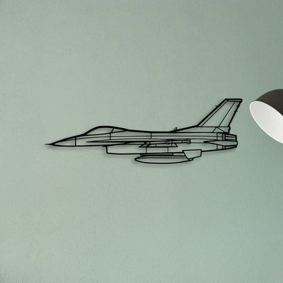 Jn 4A Classic Aircraft Silhouette Metal Wall Art - Tinvibe