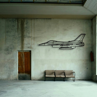 Jn 4A Classic Aircraft Silhouette Metal Wall Art - Tinvibe