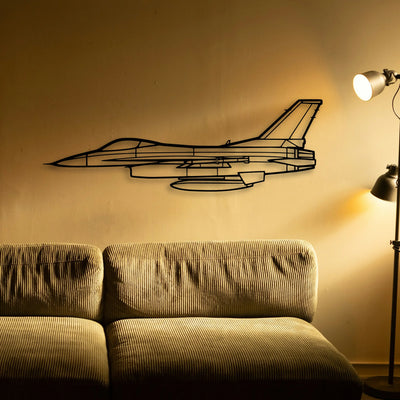 Jn 4A Classic Aircraft Silhouette Metal Wall Art - Tinvibe