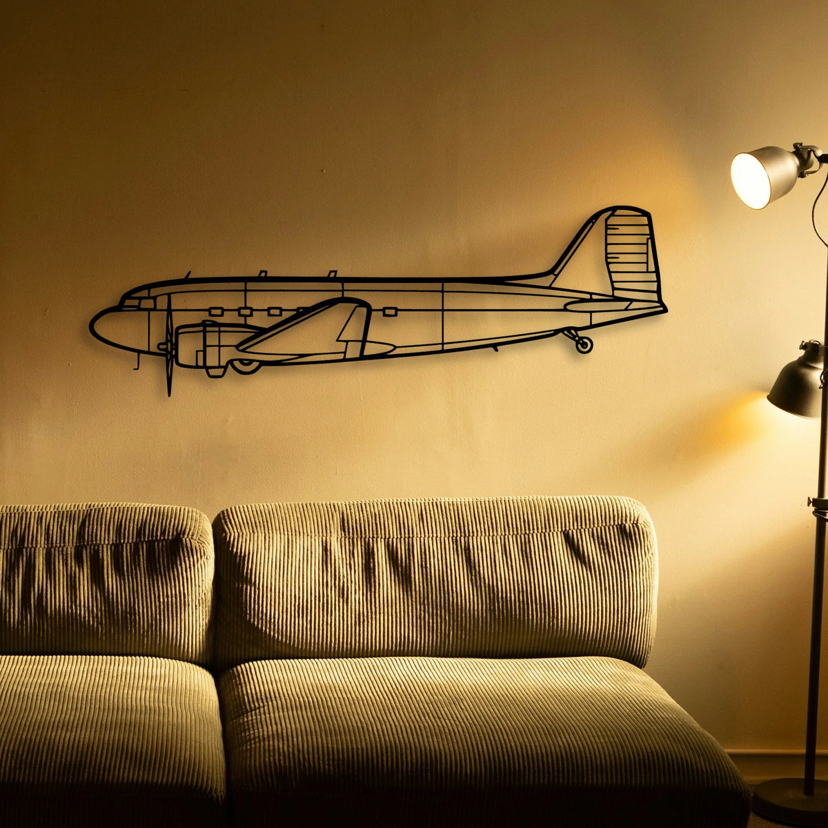 Kc 135R Stratotanker Classic Aircraft Silhouette Metal Wall Art - Tinvibe