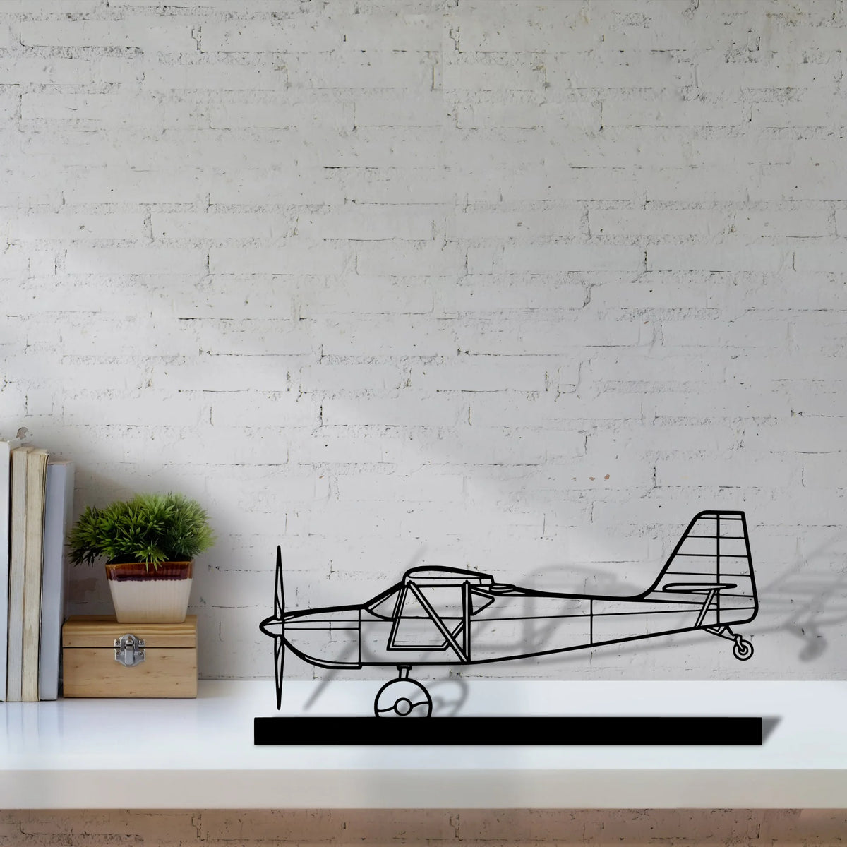 kitfox-5-2 Silhouette Metal Art Stand - Tinvibe