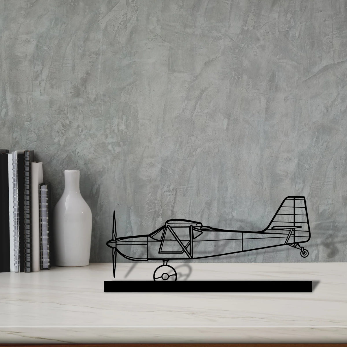 kitfox-5-2 Silhouette Metal Art Stand - Tinvibe
