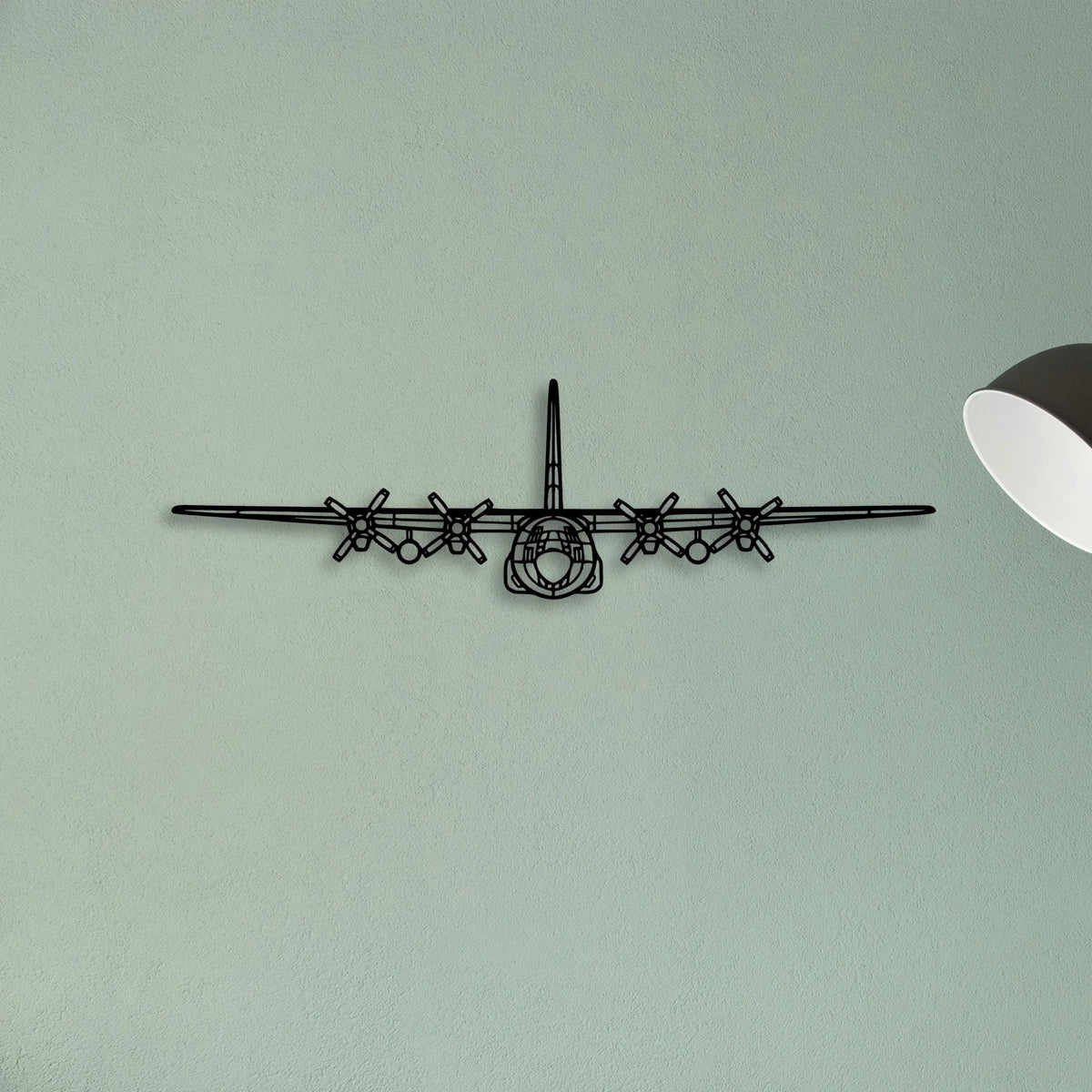 L 749A Classic Aircraft Silhouette Metal Wall Art - Tinvibe