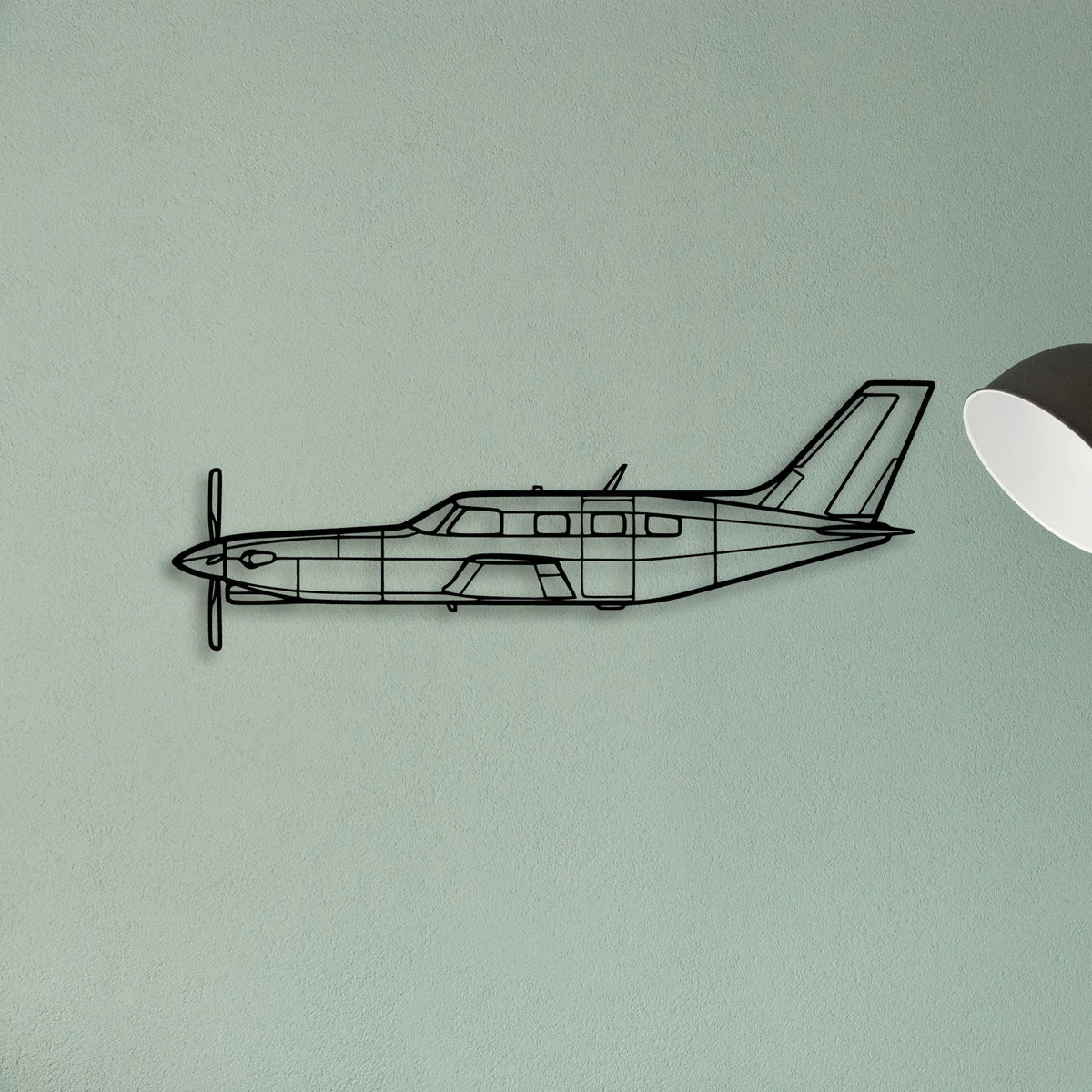 Lancaster Mk I Classic Aircraft Silhouette Metal Wall Art - Tinvibe