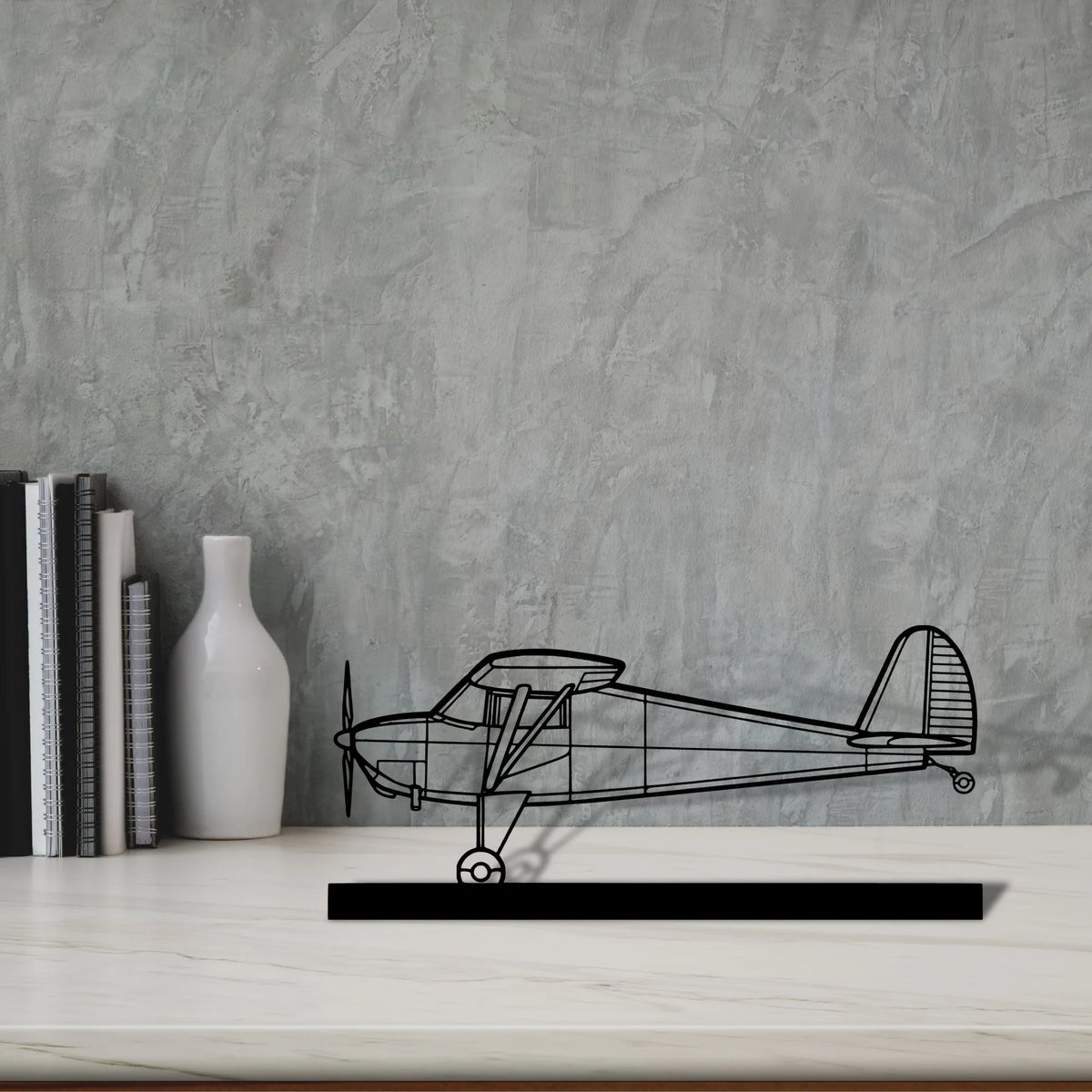 luscombe-8a-2 Silhouette Metal Art Stand - Tinvibe