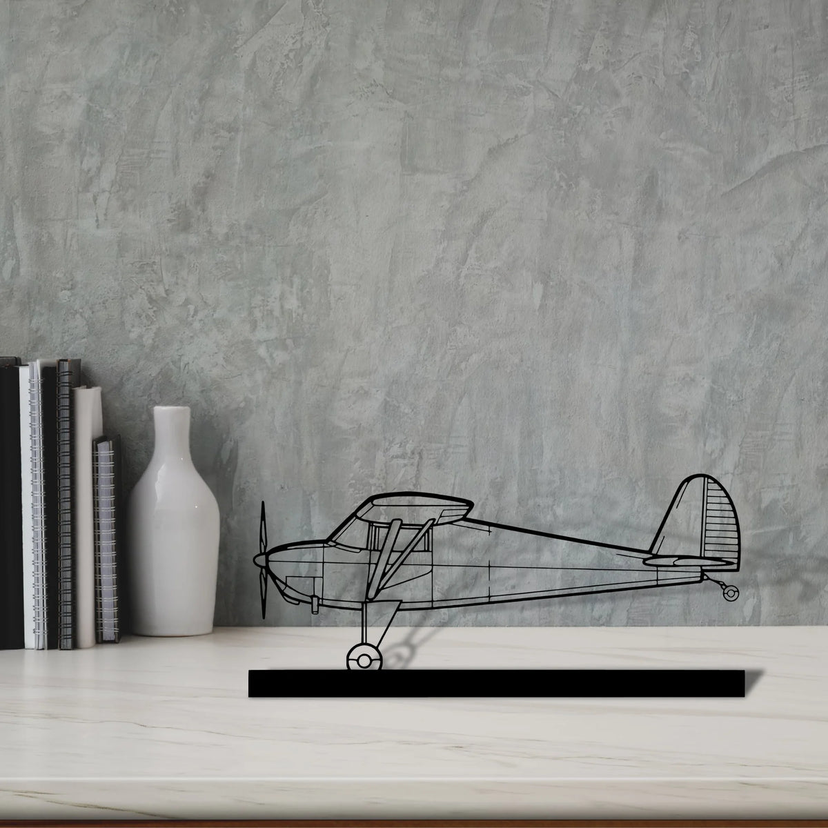 luscombe-8a Silhouette Metal Art Stand - Tinvibe