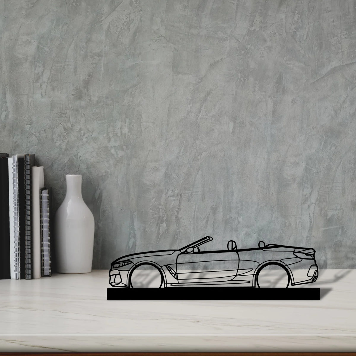 m850i-convertible Silhouette Metal Art Stand - Tinvibe