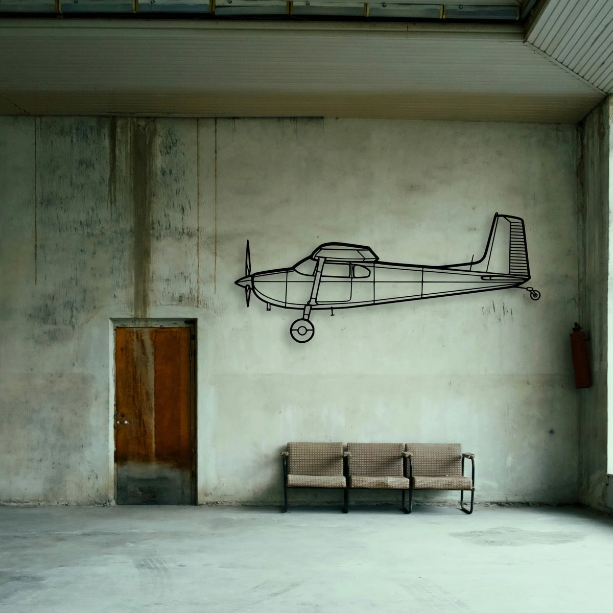 Mig 21 Classic Aircraft Silhouette Metal Wall Art - Tinvibe