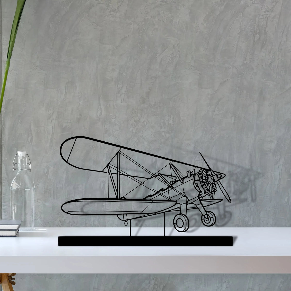 model-75 Silhouette Metal Art Stand - Tinvibe