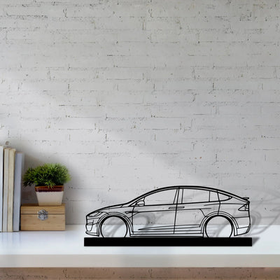 model-x Silhouette Metal Art Stand - Tinvibe