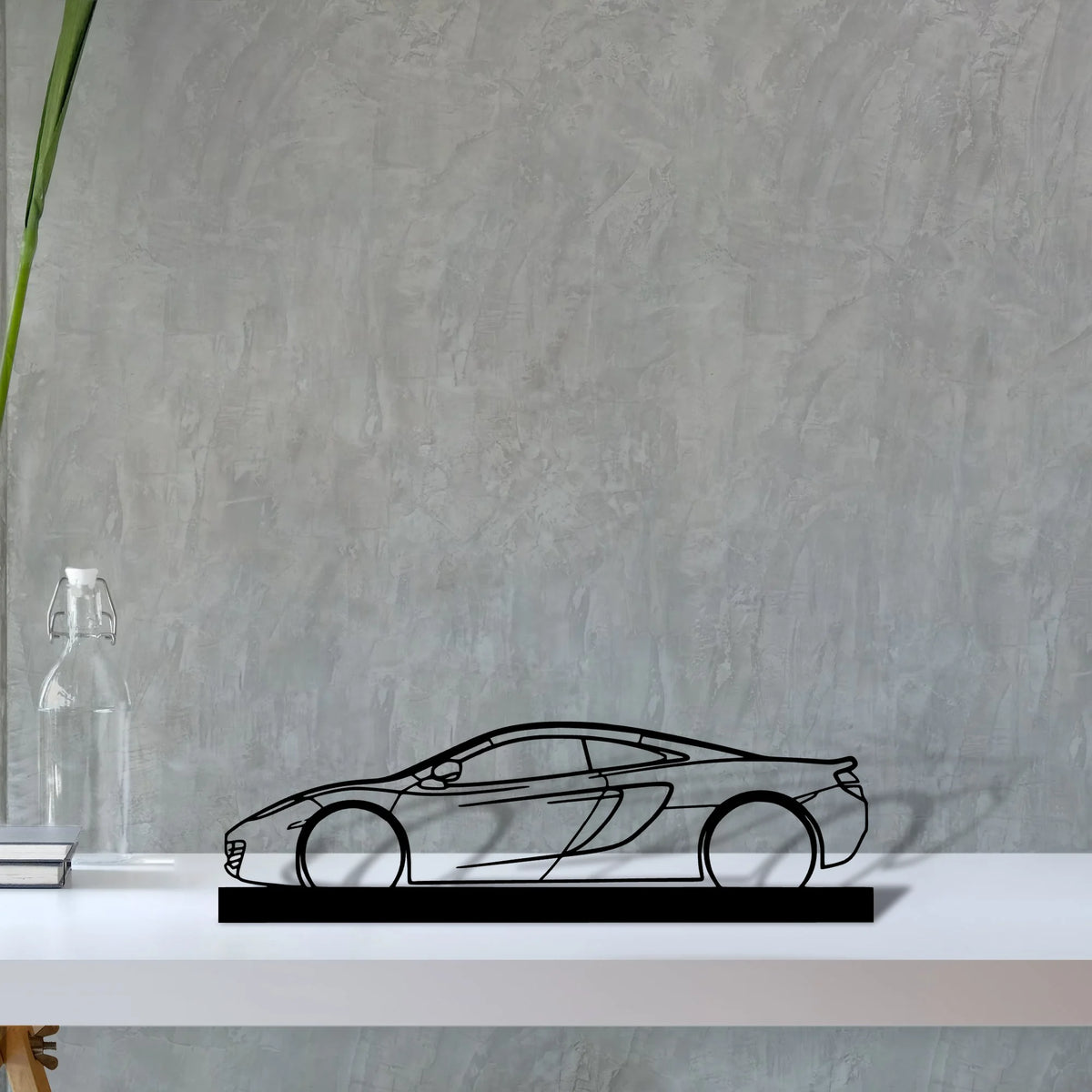 mp4-12c Silhouette Metal Art Stand - Tinvibe