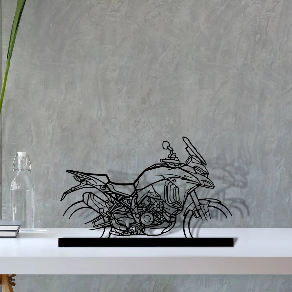 multistrada-v4s Silhouette Metal Art Stand - Tinvibe