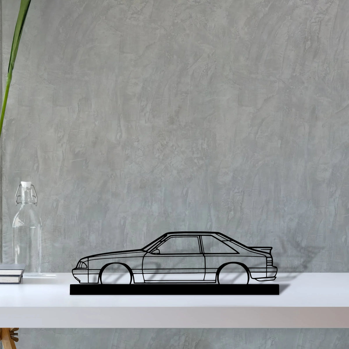 mustang-lx-2 Silhouette Metal Art Stand - Tinvibe