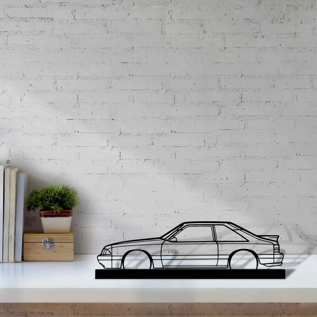mustang-lx-2 Silhouette Metal Art Stand - Tinvibe